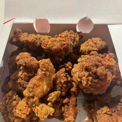 KFC - Rock solid chicken nuggets. Couldn't even eat them.