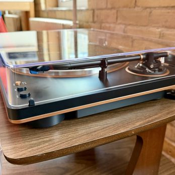 Rhythm - Beautiful new audio-technical turntable and headphones for vinyl enthusiasts. - Cafes Near Me - Toronto, Ontario Rhythm - Beautiful new audio-technical turntable and headphones for vinyl enthusiasts. - Cafes Near Me - Toronto, Ontario