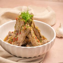 Leng Saab Braised Pork Ribs with spicy and sour soup