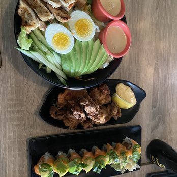 Sunshine Kitchen - Grilled Chicken Salad, karage and sushi - Ramen Near Me - Oceanside, California