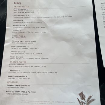Thistle & Rye - Menu - Cocktail Bars Near Me - Nashville, Tennessee Thistle & Rye - Menu - Cocktail Bars Near Me - Nashville, Tennessee