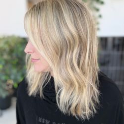 Marc Stephens Salon - Blonde hair color by Lauren