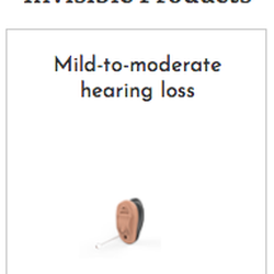 California Hearing Aid Center - Invisible Products