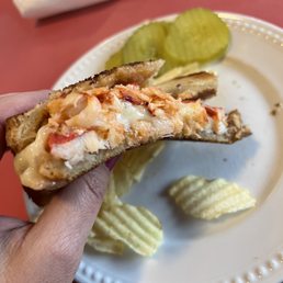 Lobster grilled cheese Lobster grilled cheese
