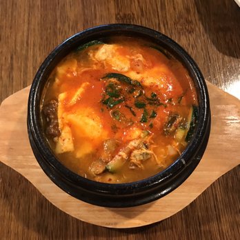 Modoo Restaurant - beef tofu soup - Korean Near Me - Lynnwood, Washington