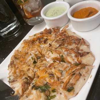 Rasa - Burlingame - Uttapam With sauces and Samar - Indian Near Me - Burlingame, California Rasa - Burlingame - Uttapam With sauces and Samar - Indian Near Me - Burlingame, California