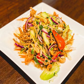 Bua Thai Cuisine - Amazon Soft Shell Crab ($22) IG: michellelieats - Thai Near Me - Durham, North Carolina
