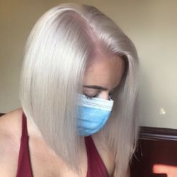 J T H Salon - Platinum hair