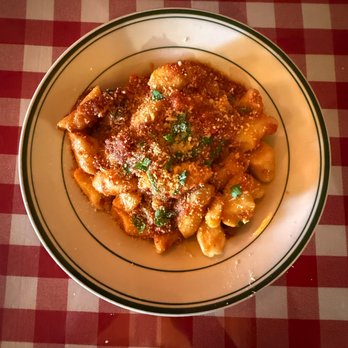 Roma D' Italia - Gnocchi Catanzaro
($18.95. It usually comes with creamy tomato sauce. This was topped with spicy arrabiata sauce. - Pizza Near Me - Tustin, California Roma D' Italia - Gnocchi Catanzaro
($18.95. It usually comes with creamy tomato sauce. This was topped with spicy arrabiata sauce. - Pizza Near Me - Tustin, California