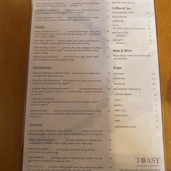 Toast Kitchen & Bakery - New menu 2/25 - Breakfast & Brunch Near Me - Costa Mesa, California Toast Kitchen & Bakery - New menu 2/25 - Breakfast & Brunch Near Me - Costa Mesa, California