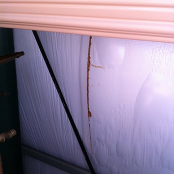 Jedburg Storage - one of the many leaks in the ceiling. Notice the bulging water in the insulation - Self Storage Near Me - Summerville, South Carolina Jedburg Storage - one of the many leaks in the ceiling. Notice the bulging water in the insulation - Self Storage Near Me - Summerville, South Carolina