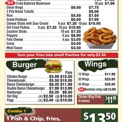 La Bella Pizzeria and Restaurant - Our Menu Page 5