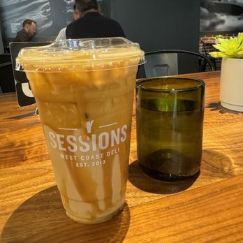 Sessions West Coast Deli - My husband drank this in seconds unsure the name of it. - Sandwiches Near Me - Costa Mesa, California Sessions West Coast Deli - My husband drank this in seconds unsure the name of it. - Sandwiches Near Me - Costa Mesa, California