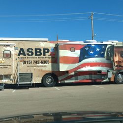 Armed Services Blood Program - Fort Bliss - Blood Mobile