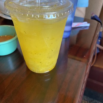 Pho Sure - Sweet tea with orange and mint. Super refreshing drink. - Vietnamese Near Me - Valencia, California