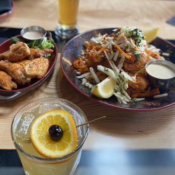Brick & Bourbon - Firecracker shrimp & Chicken wings! - New American Near Me - Maple Grove, Minnesota