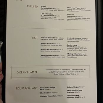 Morton's The Steakhouse - Steakhouses Near Me - Cleveland, Ohio