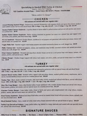 Menu photo 2 Gobble Stop Smokehouse Creve Coeur, MO Menu photo 2 Gobble Stop Smokehouse Creve Coeur, MO