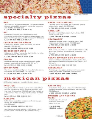 Menu photo 2 Happy Joe's Moline, IL