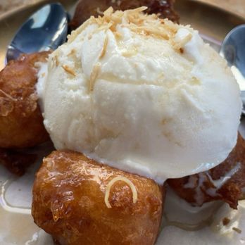 Chanpen Thai Cuisine - Deep fried banana ice cream - Thai Near Me - Tempe, Arizona