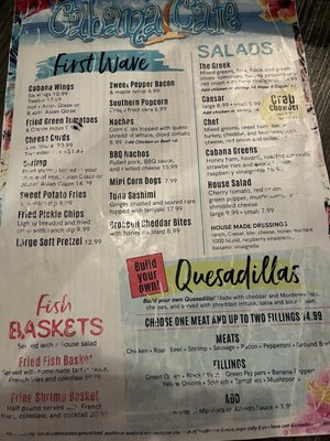 Menu photo 1 Cabana Cafe Miramar Beach, FL Menu photo 1 Cabana Cafe Miramar Beach, FL