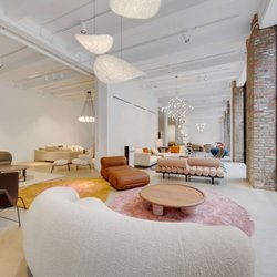 New Works Tense Pendants, Tacchini Julip Sofa, Tacchini Orsola Lounge Chair, and more modern furniture and lighting designs.