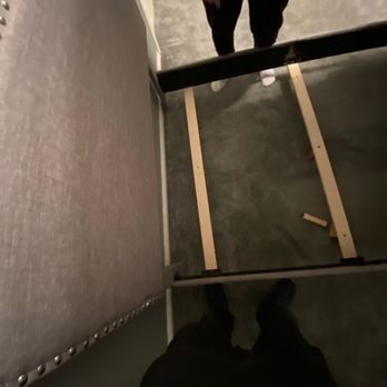 Top Tier Movers - Hid the pieces underneath so we wouldn't see that he didn't know how to put it back together. Missing many wooden slats - Movers Near Me Top Tier Movers - Hid the pieces underneath so we wouldn't see that he didn't know how to put it back together. Missing many wooden slats - Movers Near Me