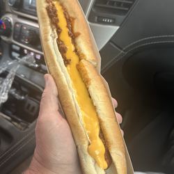 B-K Root Beer - Foot long Indian dog