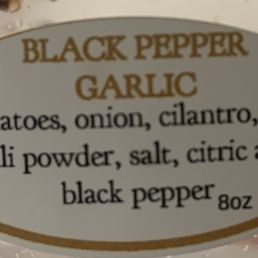 Ingredient list
