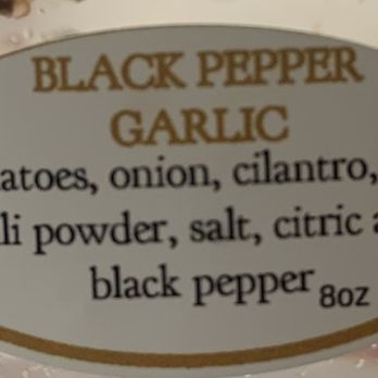 Mister G's Salsa - Ingredient list - Specialty Food Near Me - San Diego, California