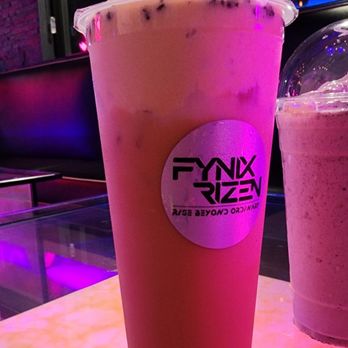 Fynix Rizen - Pumpkin Thai - Seasonal - Thai with kick of spice, topped with gram brulee and oreo - Bubble Tea Near Me - Westminster, California