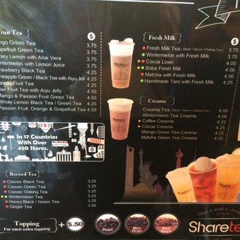 Sharetea - menu2 - Coffee & Tea Near Me - Cerritos, California Sharetea - menu2 - Coffee & Tea Near Me - Cerritos, California