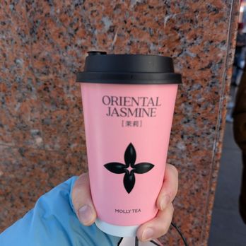 Molly Tea - Peach tieguanyin milk tea - Bubble Tea Near Me - Boston, Massachusetts
