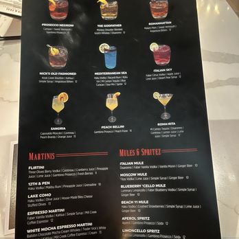 Roma's Italian Kitchen - Drinks menu - Italian Near Me - Erie, Pennsylvania Roma's Italian Kitchen - Drinks menu - Italian Near Me - Erie, Pennsylvania