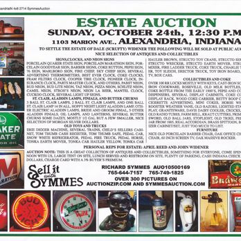 Symmes Auction Co. - Auction Houses Near Me - Anderson, Indiana Symmes Auction Co. - Auction Houses Near Me - Anderson, Indiana