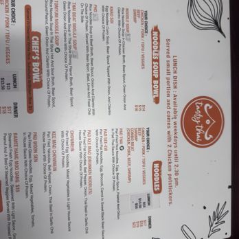 Tasty Thai - Menu - Thai Near Me - Arroyo Grande, California