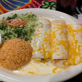 Casa Agave Mexican Grill - White enchiladas - Mexican Near Me - Wildwood, Florida
