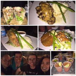 Villa El Encanto - Dinner at Tamboo - tuna tacos, pork loin, grouper & red snapper! Did I mention the $2.50 rum punches???