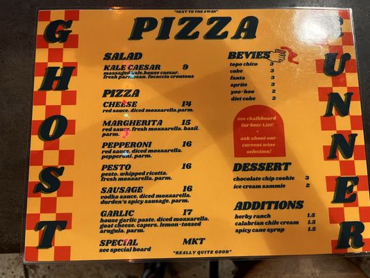 Menu photo 2 Ghost Runner Pizza Perry, GA Menu photo 2 Ghost Runner Pizza Perry, GA