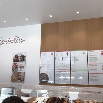 Sprinkles Plano - Menu wall - Desserts Near Me - Plano, Texas Sprinkles Plano - Menu wall - Desserts Near Me - Plano, Texas