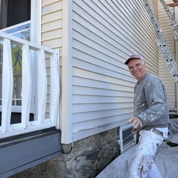 Omega Painting - Tony, hard at work. - Painters Near Me - Medford, Massachusetts Omega Painting - Tony, hard at work. - Painters Near Me - Medford, Massachusetts