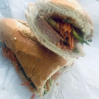 Saigon Bakery and Sandwiches - Bánh Mì Xíu Mại (Vietnamese Meatball Sandwich). They make a fantastic version here. Delicious! - Sandwiches Near Me - San Gabriel, California Saigon Bakery and Sandwiches - Bánh Mì Xíu Mại (Vietnamese Meatball Sandwich). They make a fantastic version here. Delicious! - Sandwiches Near Me - San Gabriel, California