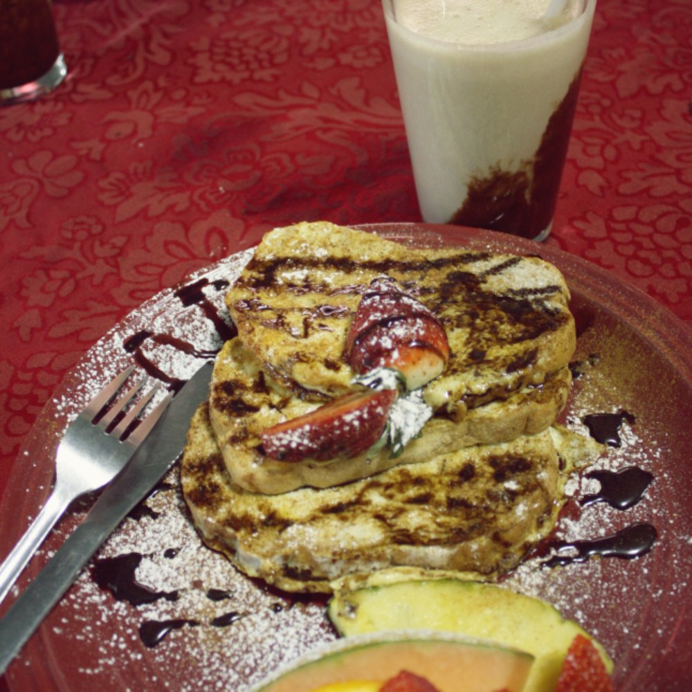 Karine's - French Toast and Peanut Butter with Chocolate Shake! - Breakfast & Brunch Near Me - Toronto, Ontario
