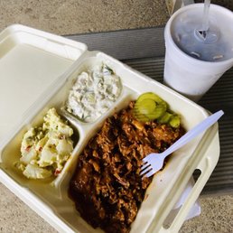 Pilot Plate with no bread plus potato salad and coleslaw