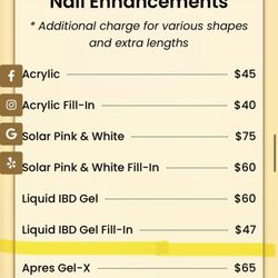 Listed pricing for what I recieved