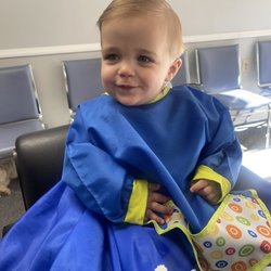 Children's haircut after.
