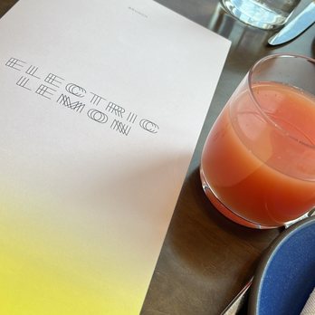 Electric Lemon - Fresh Grapefruit juice - New American Near Me - New York, New York Electric Lemon - Fresh Grapefruit juice - New American Near Me - New York, New York