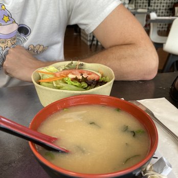 Thai Thai Cocoa Village - Miso Soup. Surprisingly Gluten free and everyone loved it. - Sushi Bars Near Me - Cocoa, Florida