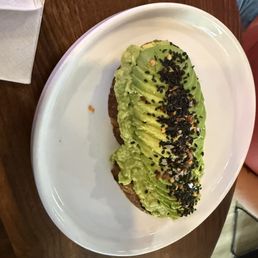 Avocado toast. (Avocado on avocado) Avocado toast. (Avocado on avocado)