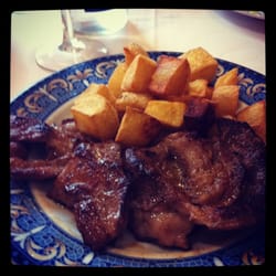 Patrimonio - Entraña argentina a la parrilla con patatas fritas